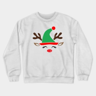 Reindeer Elf - Adorable Crewneck Sweatshirt